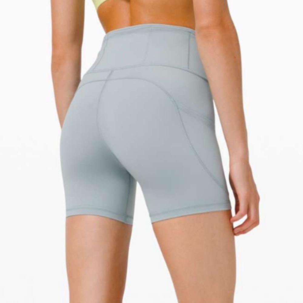 Lulu lemon fast and free shorts 6” non reflective